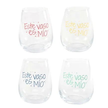 Vaso Cristal Este Vaso es Mío 420ml | Vaso Divertido Original